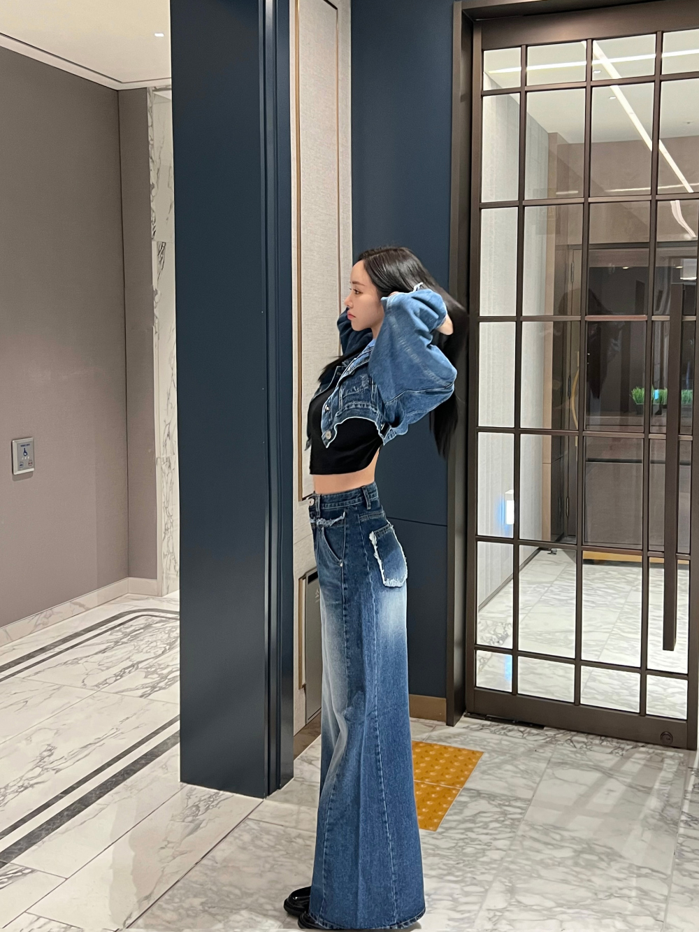 DIESEL フリンジデニムジャケットとフリンジパンツセット