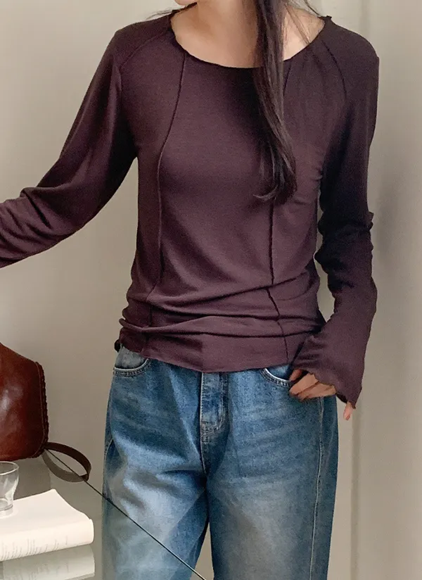 メロウライン長袖Tシャツ | 66girls | 詳細画像1