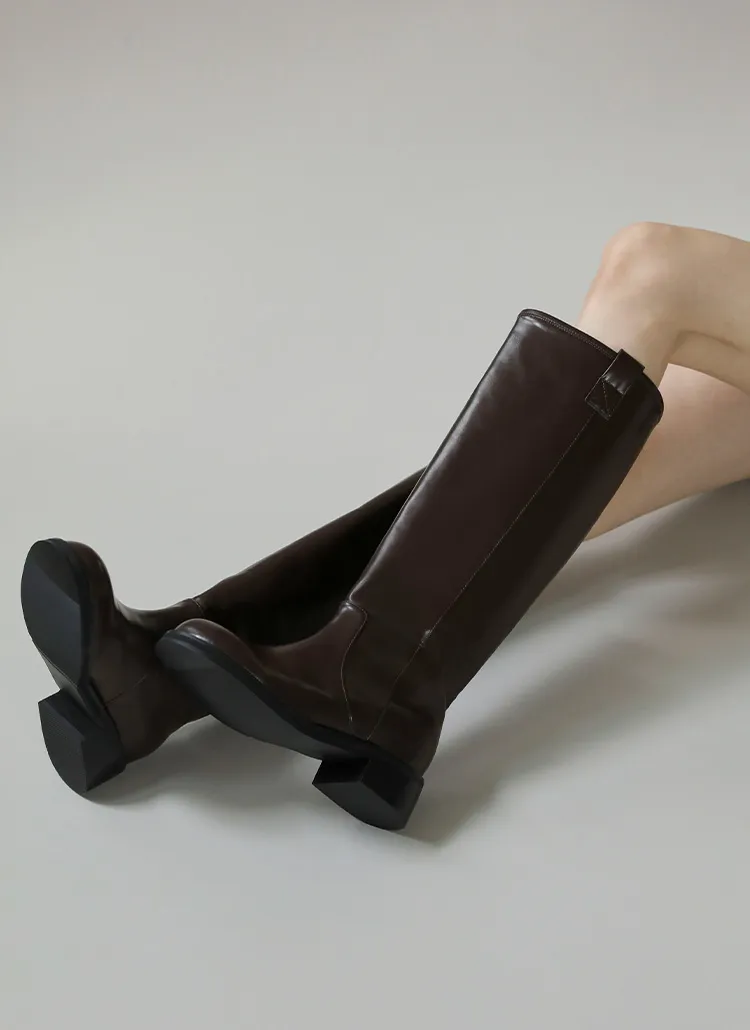 Denzer ラウンド ロングブーツ (4cm) | SAPPUN | 詳細画像1