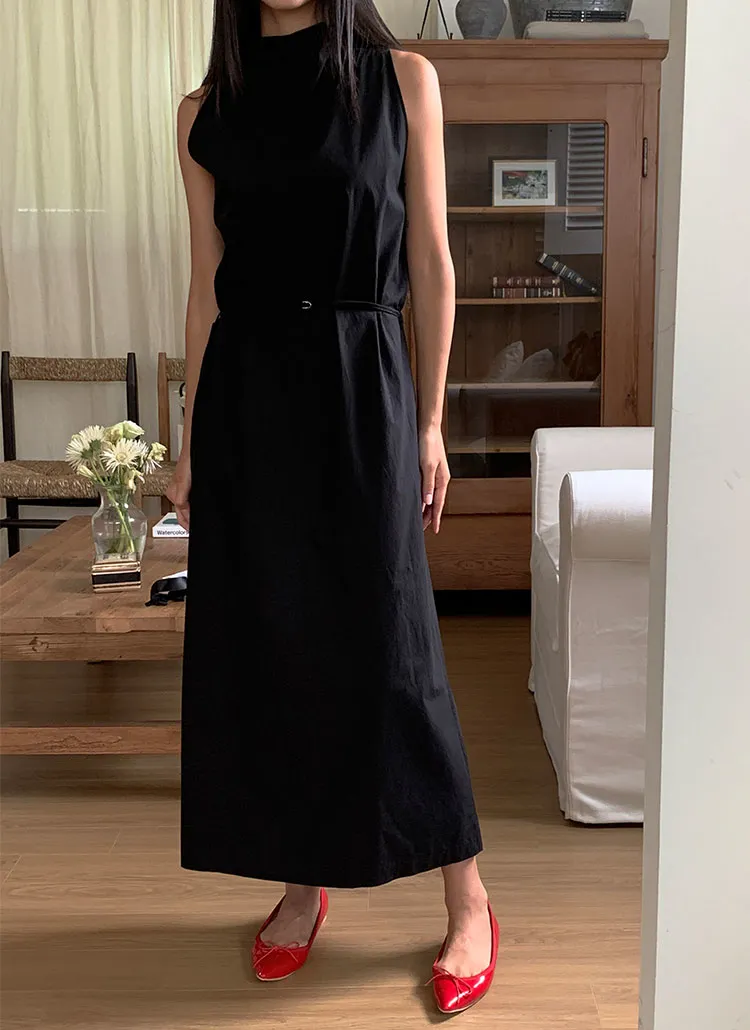 ドレープノースリマキシワンピース(black) | Unique luce | 詳細画像1