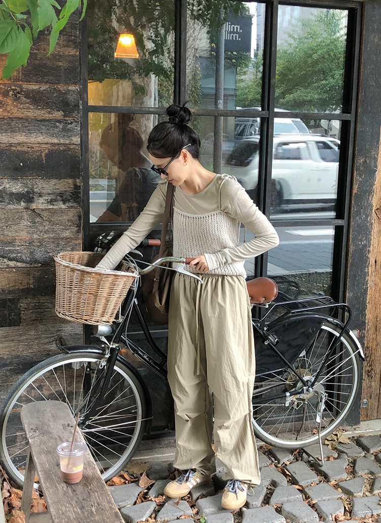 2WAYナイロンパラシュートパンツ | レディースファッション通販 - DHOLIC