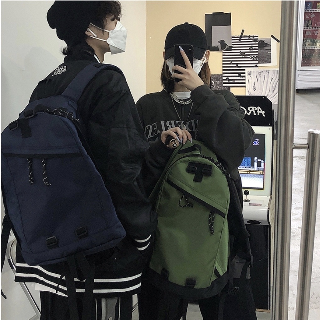 配色ジップポケットバックパック | 詳細画像2