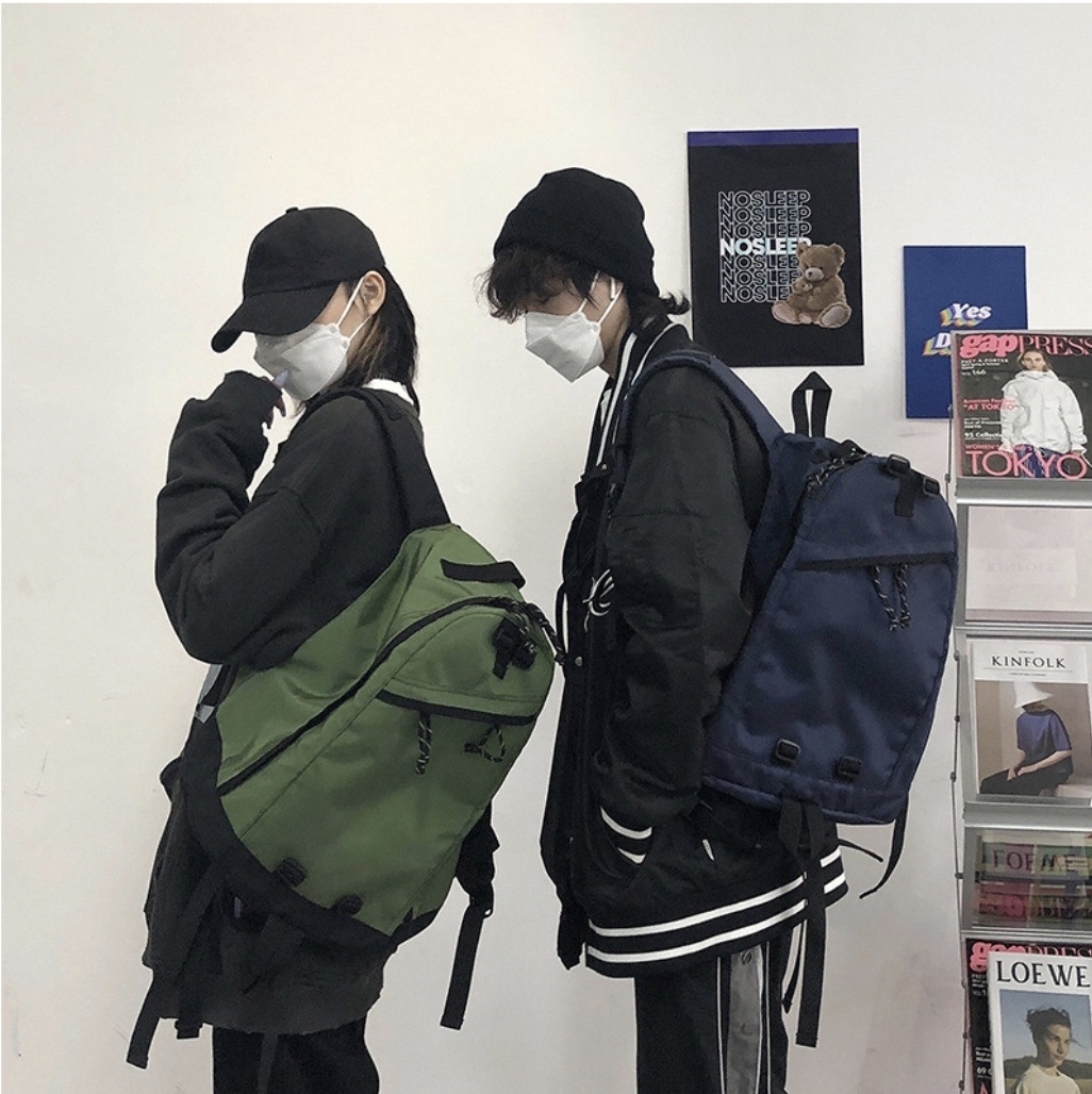 配色ジップポケットバックパック | 詳細画像3