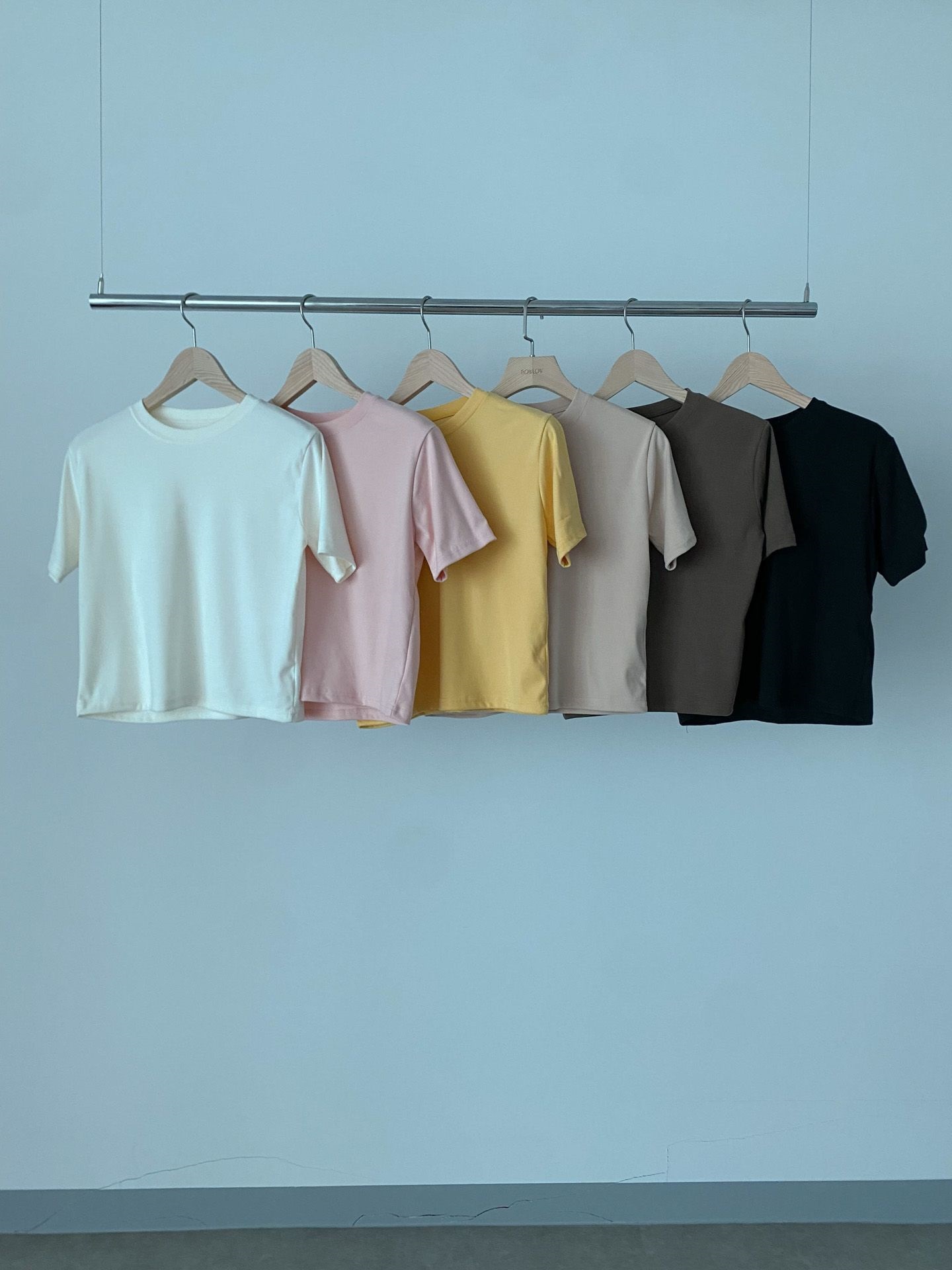 ピーチ起毛ラウンド半袖Tシャツ | 詳細画像3