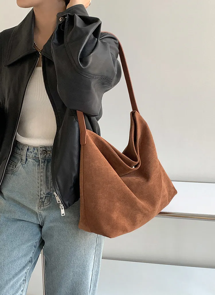 エコスエードシングルハンドルバッグ | whosbag | 詳細画像1