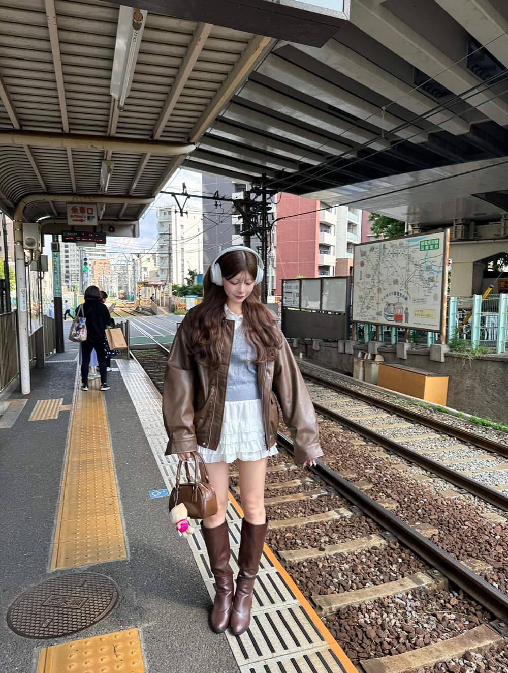 パンツ裏地シャーリングティアードスカート | 詳細画像7