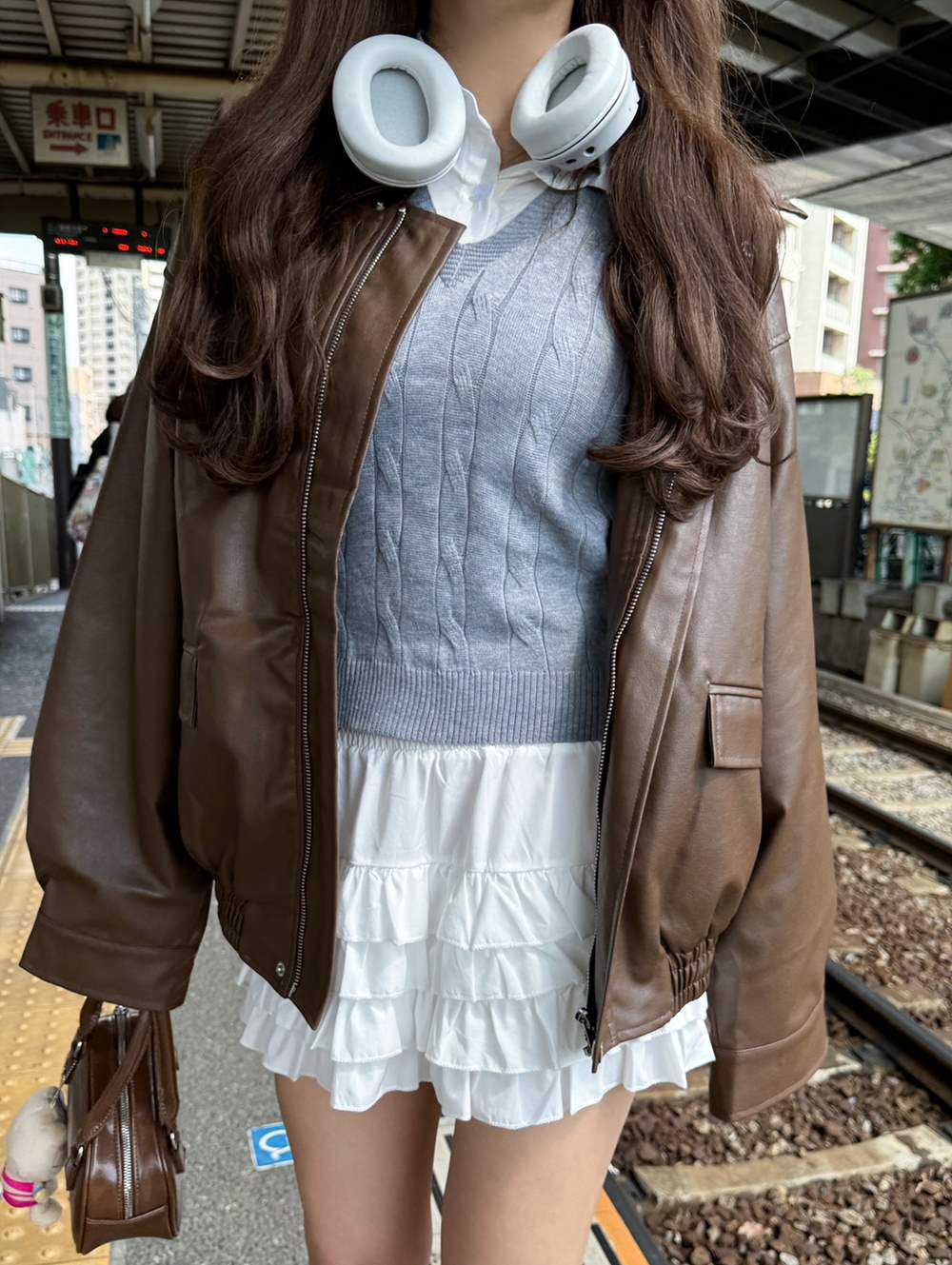 パンツ裏地シャーリングティアードスカート | 詳細画像10