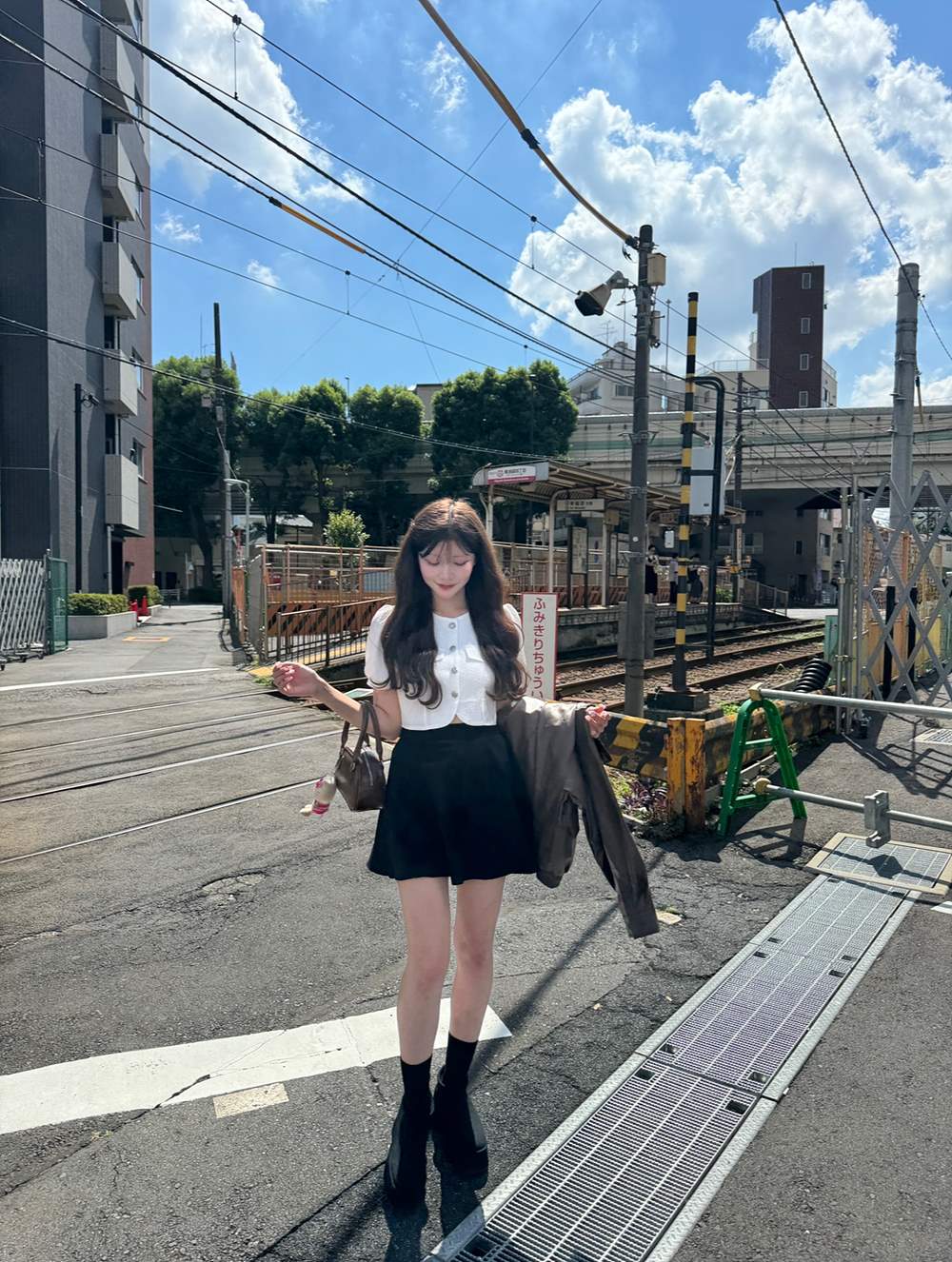 パンツ裏地Aラインスカート | 詳細画像4