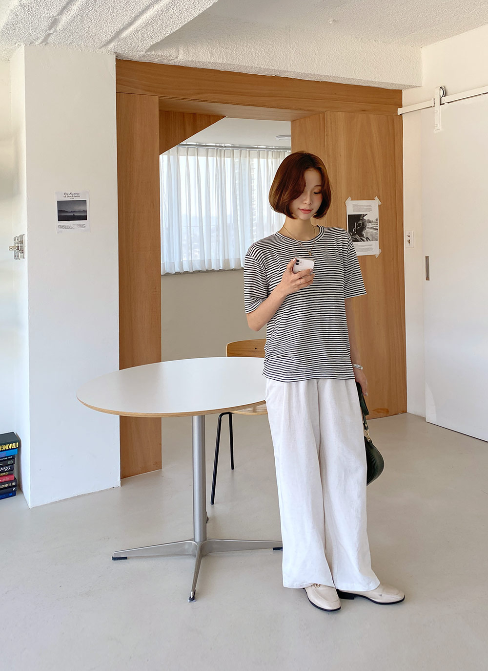 ボーダーラウンドTシャツ・全7色 | 詳細画像13
