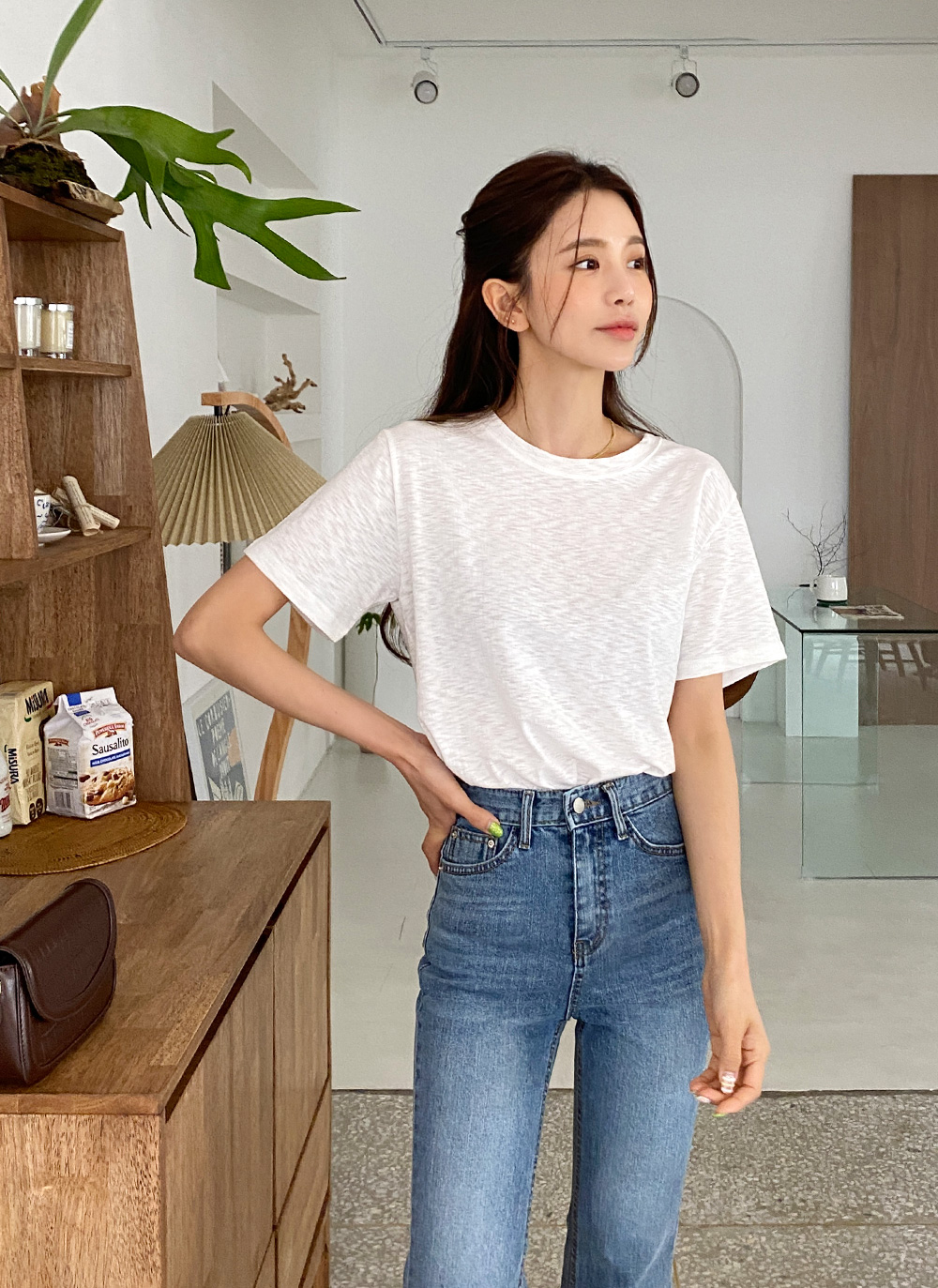 ラウンドネック半袖Tシャツ・全5色 | 詳細画像14