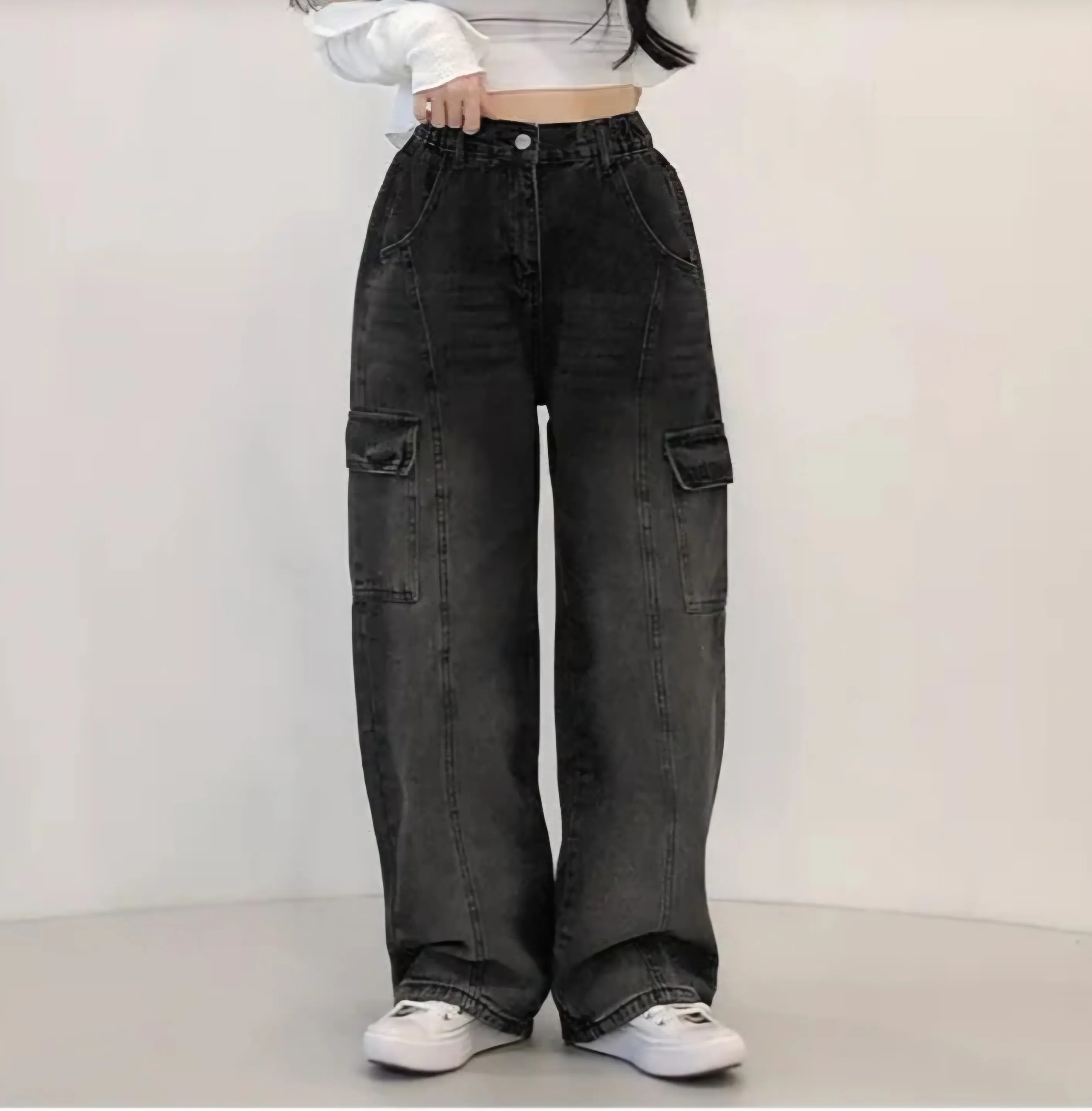 センターラインイージーカーゴデニムパンツ | 詳細画像1