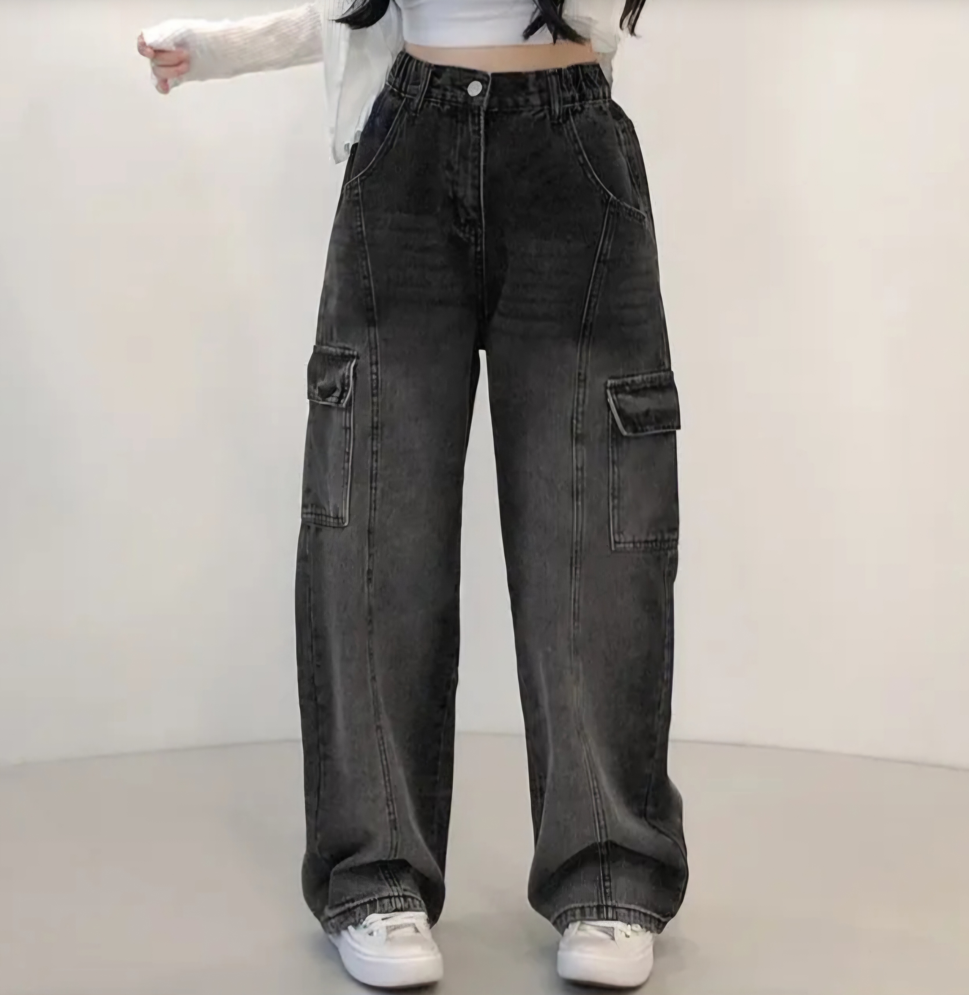 センターラインイージーカーゴデニムパンツ | 詳細画像5