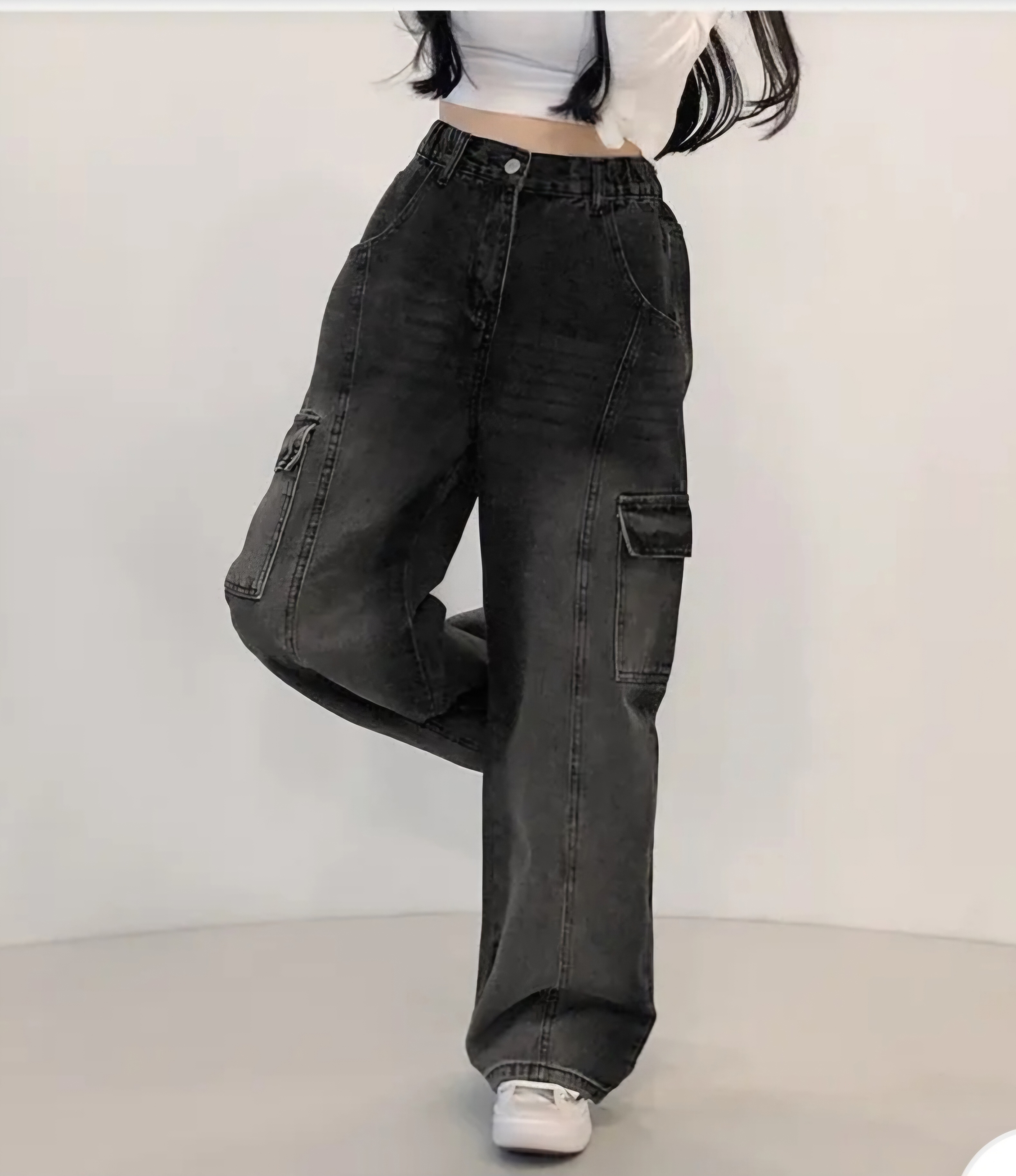 センターラインイージーカーゴデニムパンツ | 詳細画像7