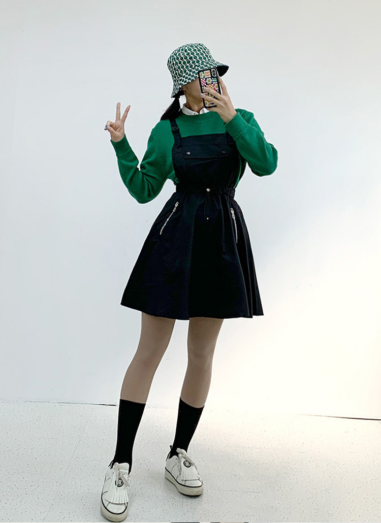 ドロストサロペットワンピース | レディースファッション通販 - DHOLIC