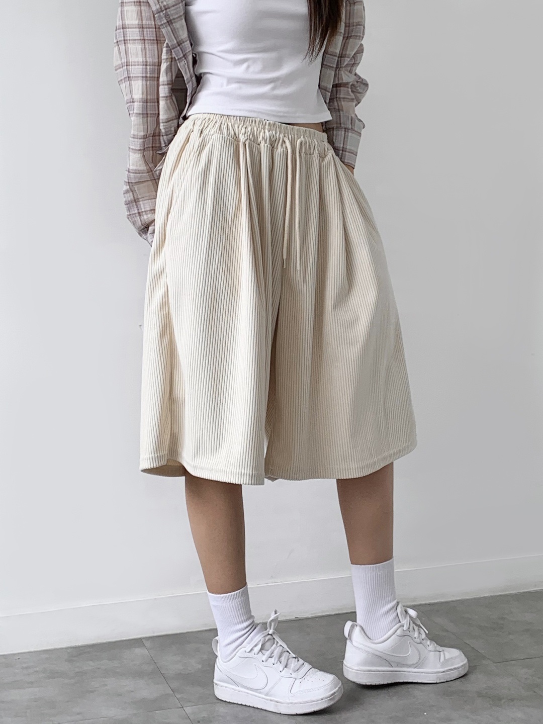 ドロストコーデュロイハーフパンツ | 詳細画像12