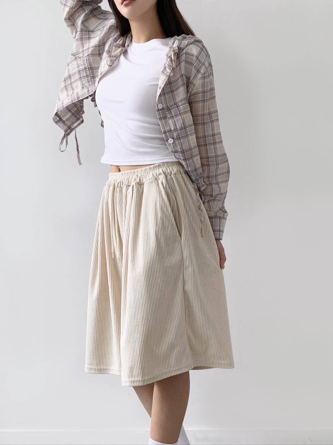 ドロストコーデュロイハーフパンツ | 詳細画像6