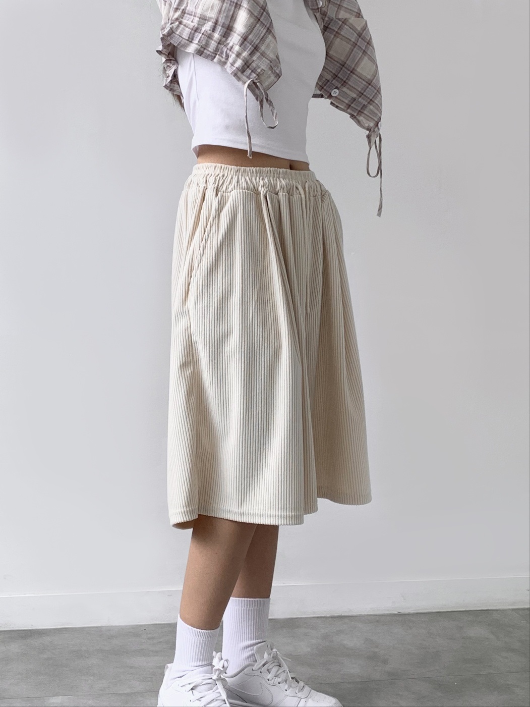 ドロストコーデュロイハーフパンツ | 詳細画像9