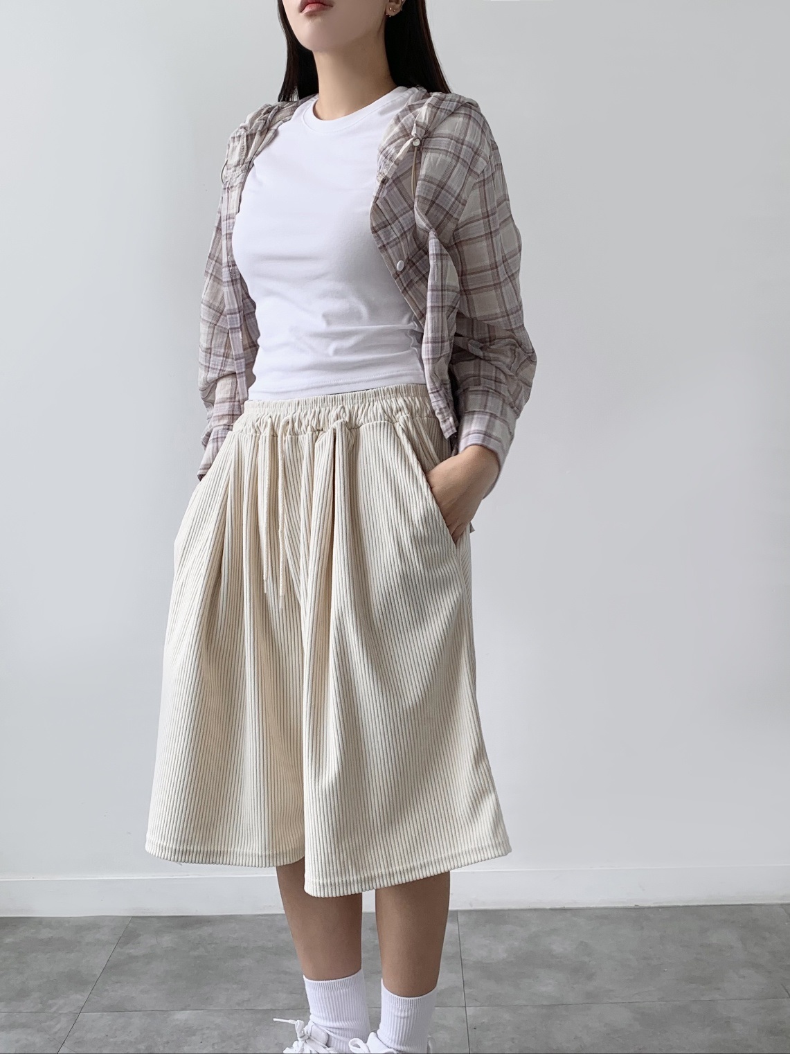 ドロストコーデュロイハーフパンツ | 詳細画像10