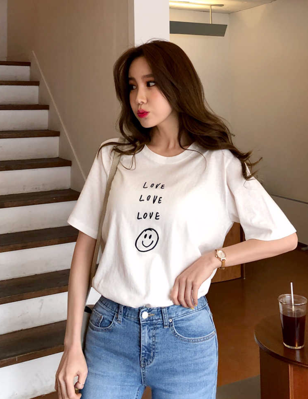 LOVEスマイル半袖Tシャツ | 詳細画像6