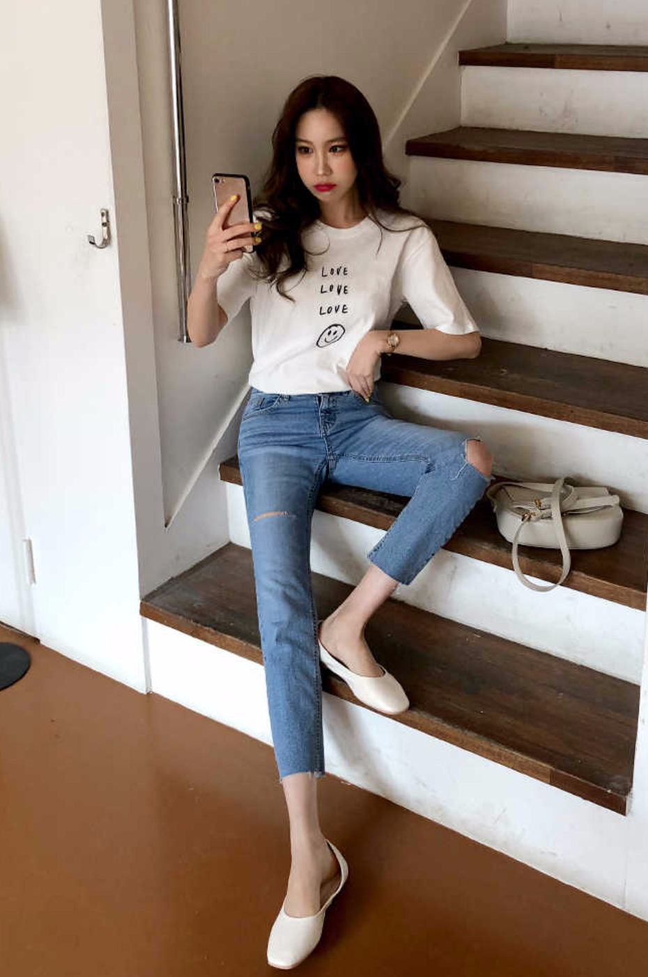 LOVEスマイル半袖Tシャツ | 詳細画像8