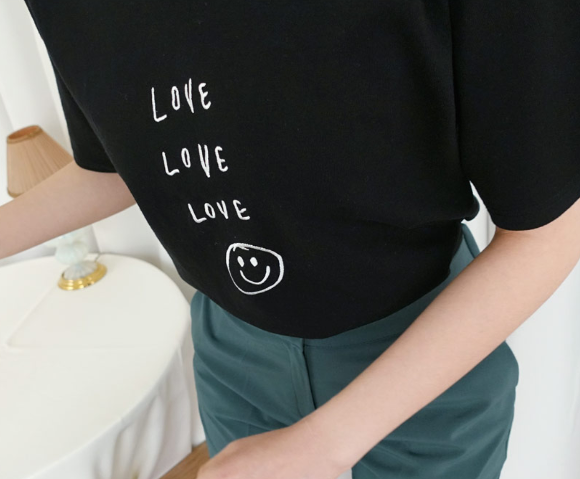 LOVEスマイル半袖Tシャツ | 詳細画像9