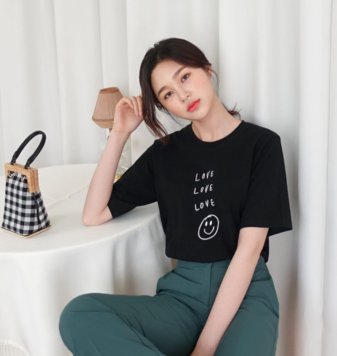 LOVEスマイル半袖Tシャツ | 詳細画像11