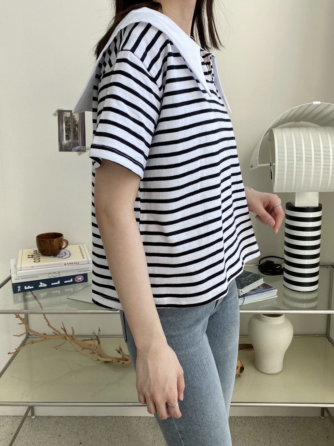 【美品】tamaki niime ペロンT 半袖カットソー ボーダー ブルー 楽天市場】ボーダー カットソー（カラーブルー）（メンズ