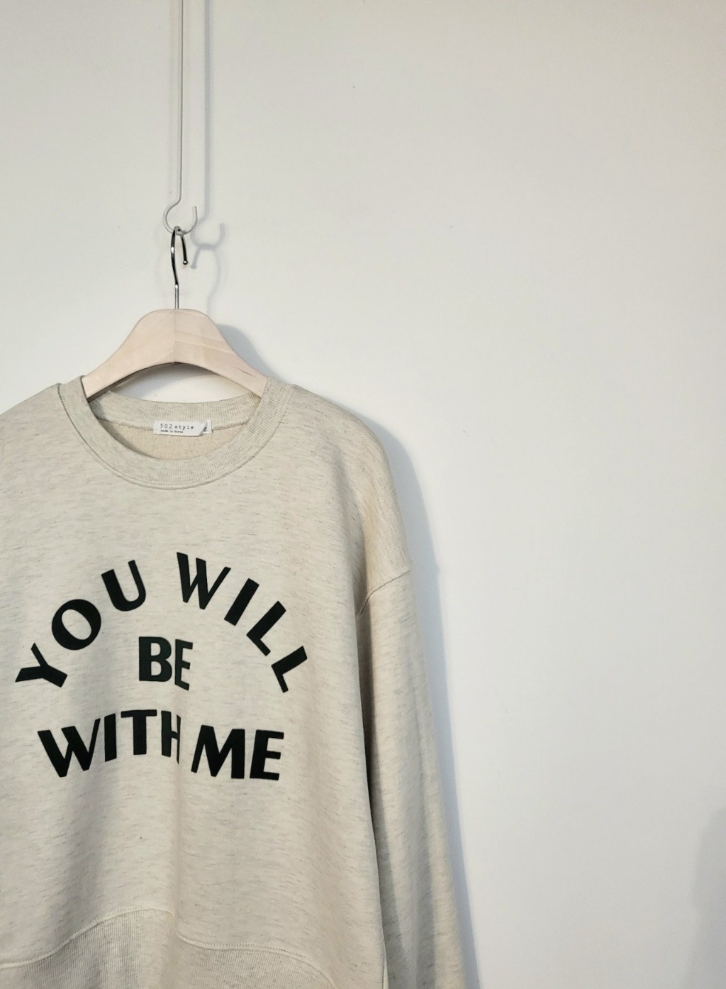 WITH MEアーチレタリングスウェット | 詳細画像2