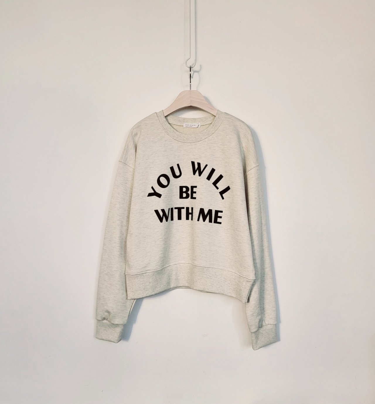 WITH MEアーチレタリングスウェット | 詳細画像4