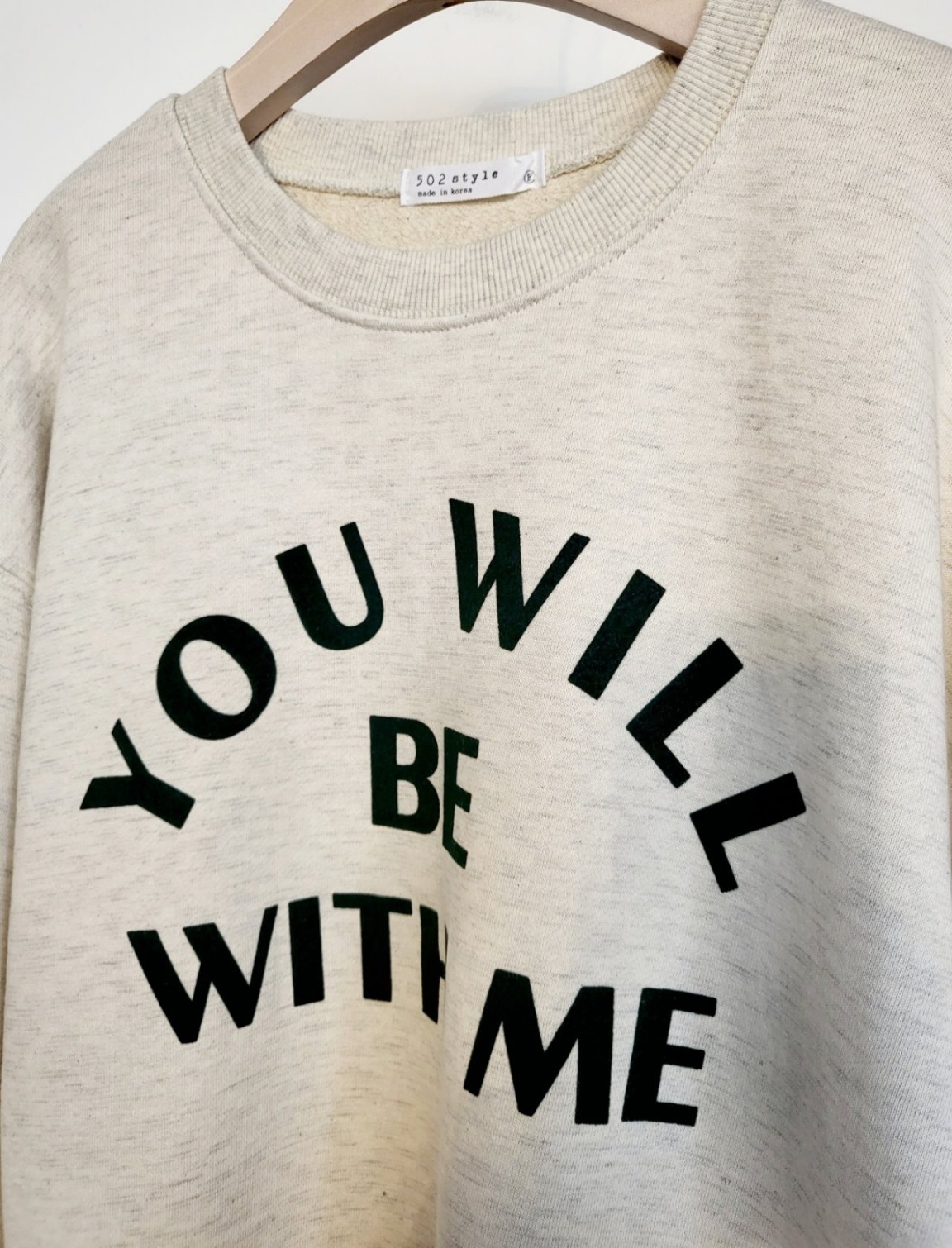 WITH MEアーチレタリングスウェット | 詳細画像7