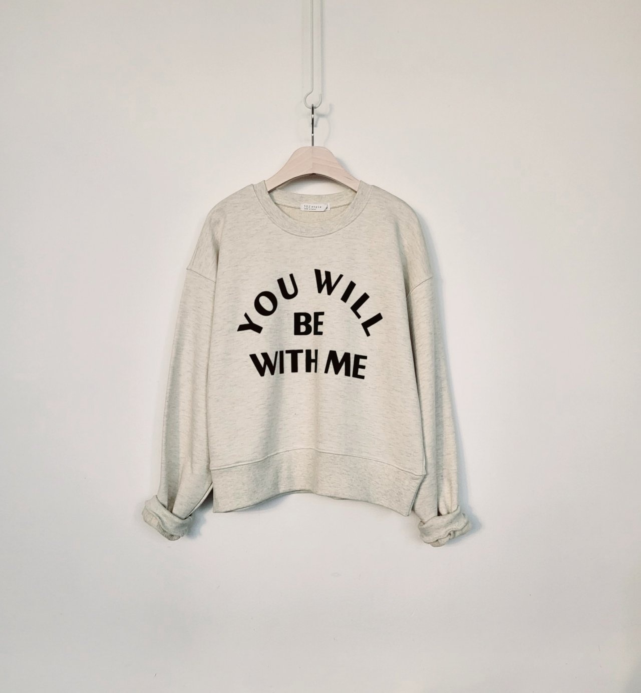 WITH MEアーチレタリングスウェット | 詳細画像3