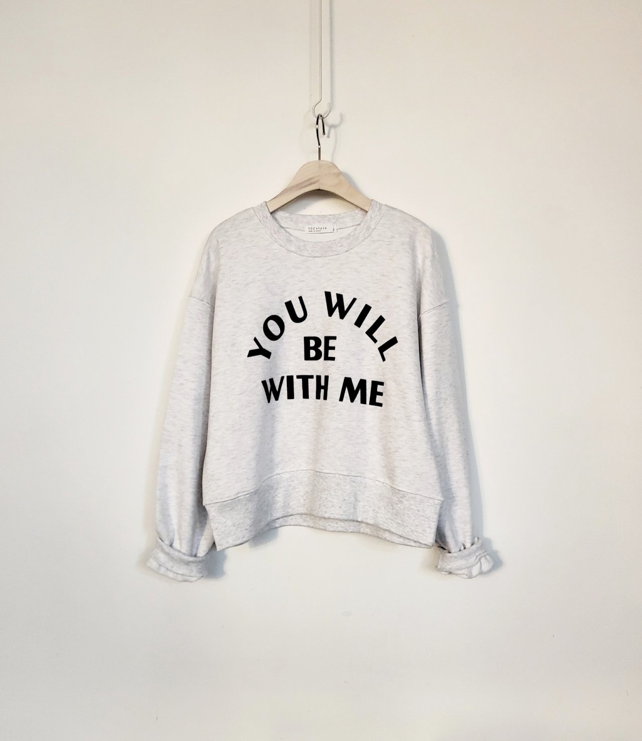 WITH MEアーチレタリングスウェット | 詳細画像9