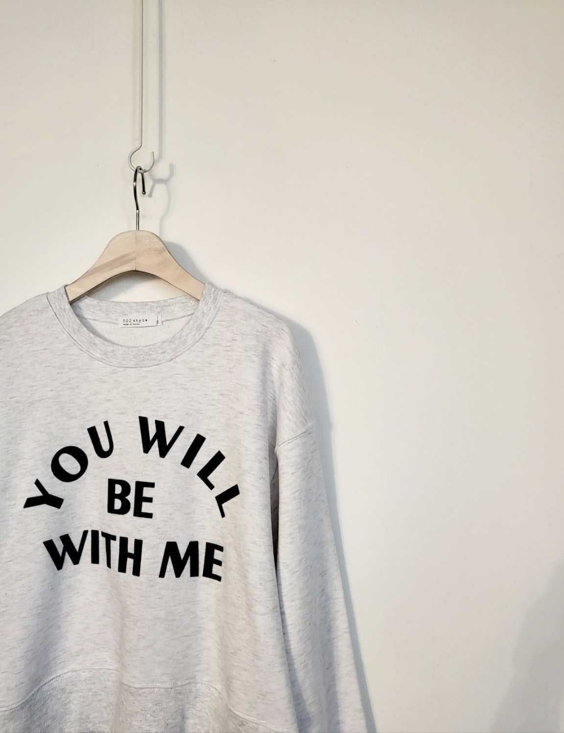 WITH MEアーチレタリングスウェット | 詳細画像10