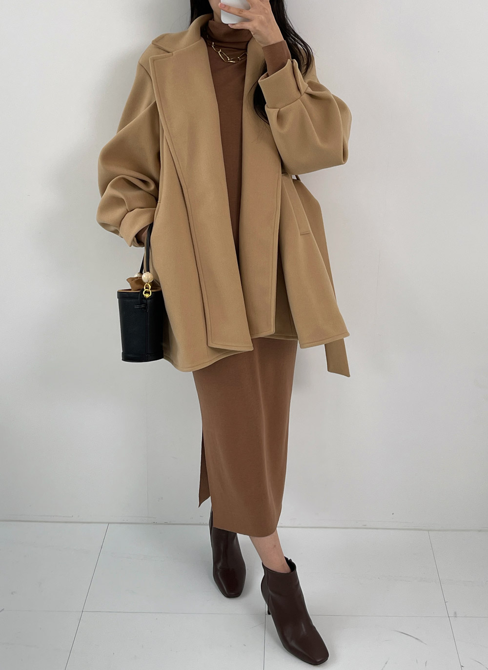 タートルネックスリットワンピース | 詳細画像11