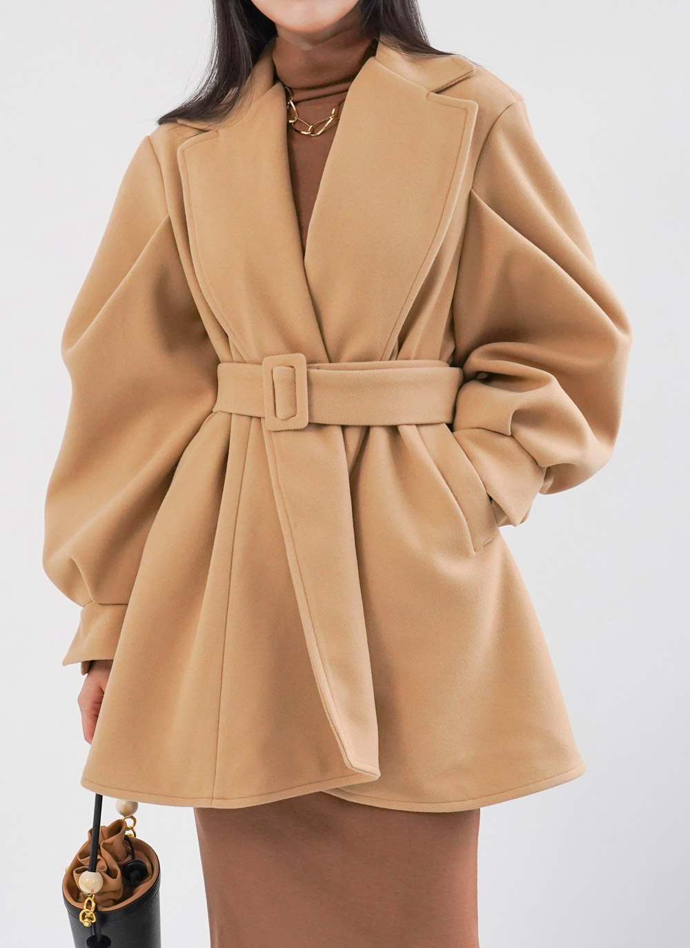 タートルネックスリットワンピース | 詳細画像12