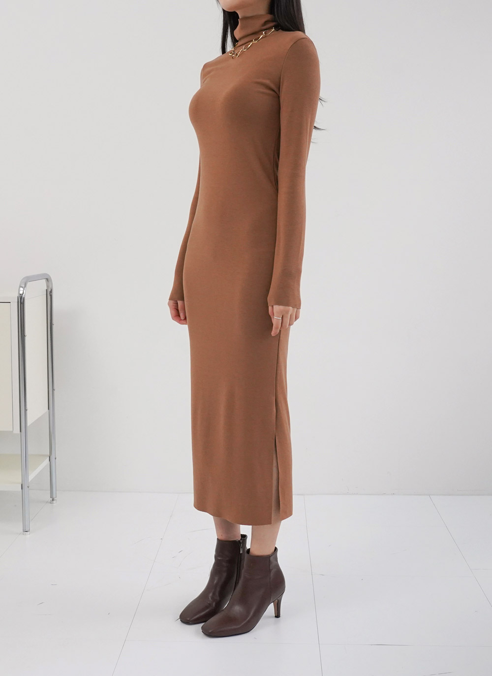 タートルネックスリットワンピース | 詳細画像14