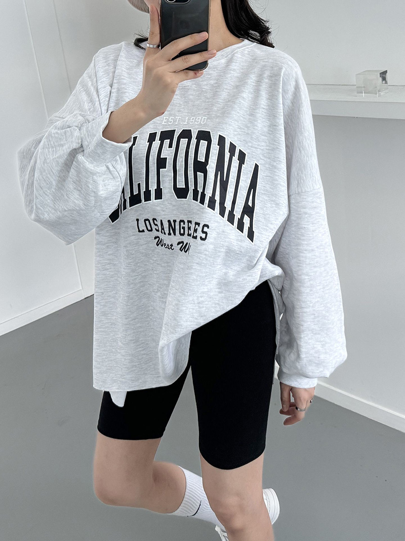 CALIFORNIAスリットボクシースウェット | 詳細画像4
