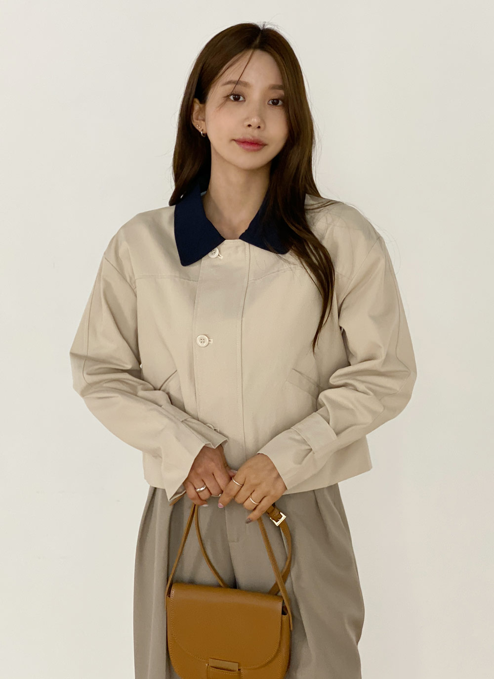 配色カラーショートジャンパー | 詳細画像8