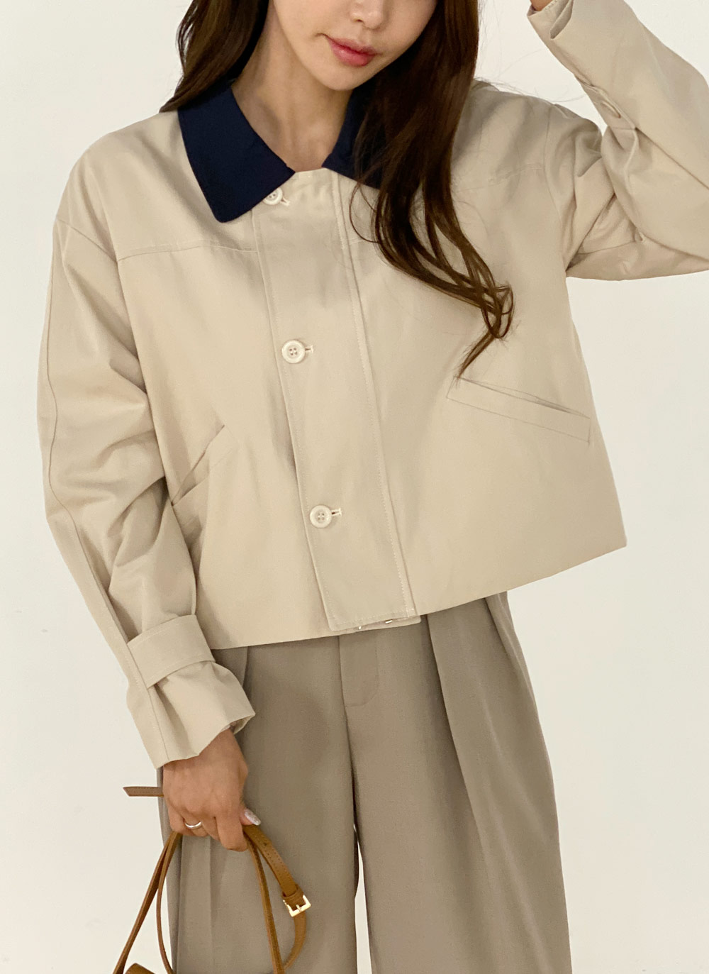 配色カラーショートジャンパー | 詳細画像9