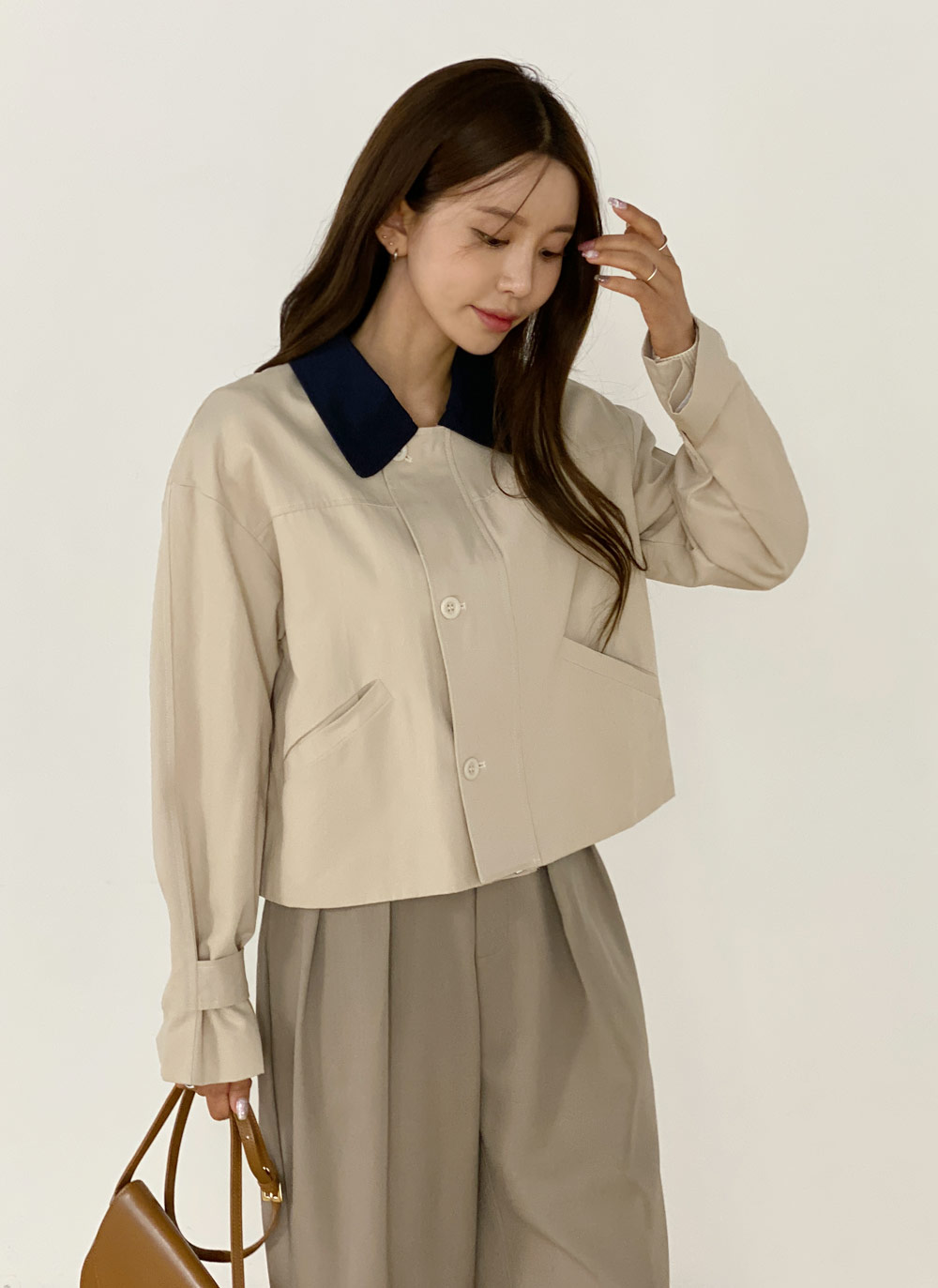 配色カラーショートジャンパー | 詳細画像10