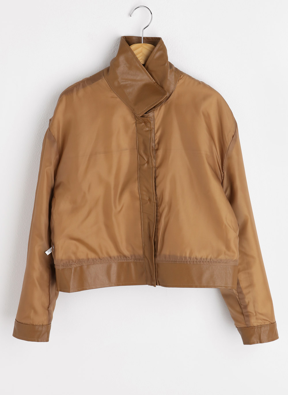 レザー調フラップカラージャケット | 詳細画像17