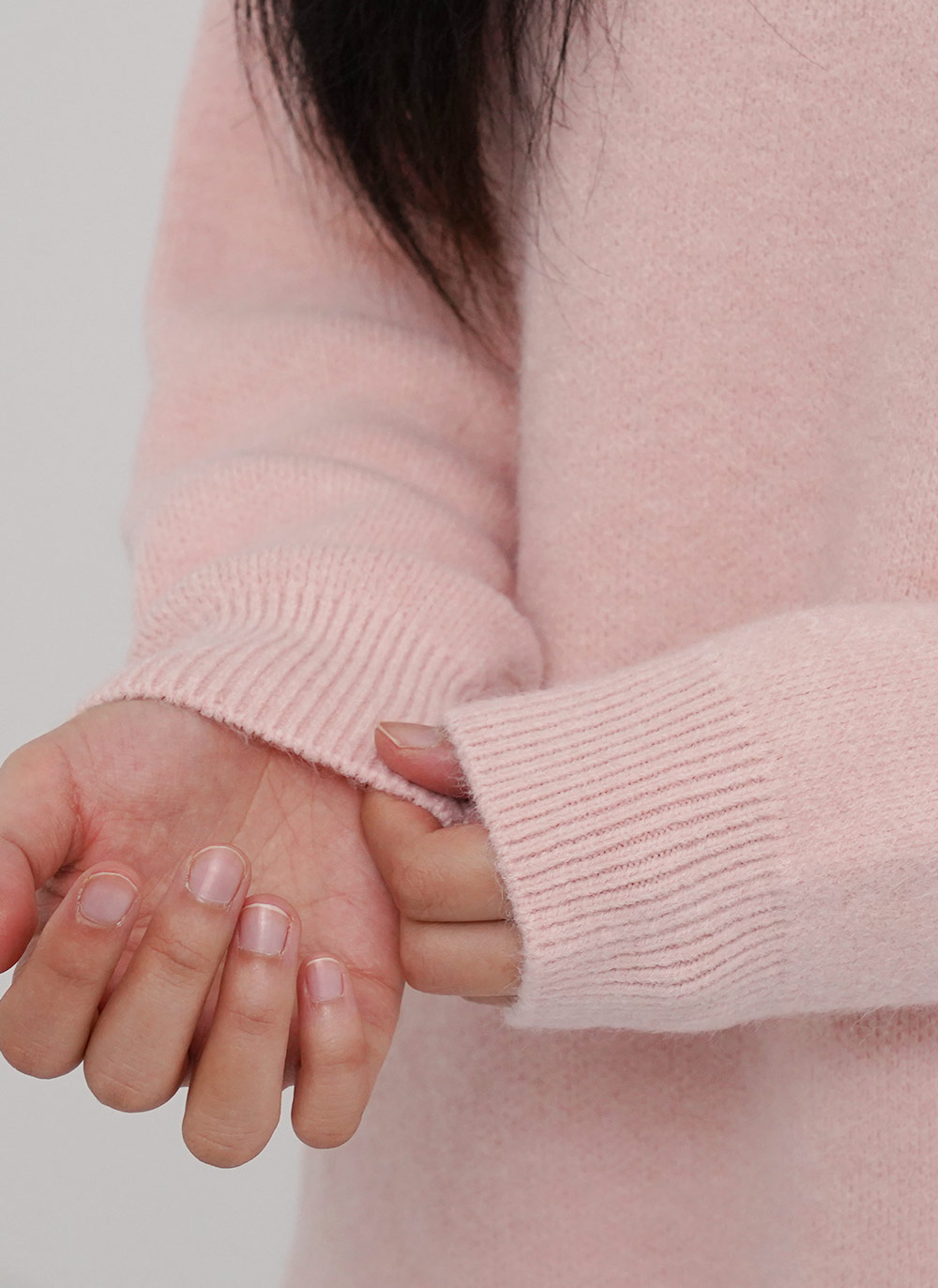 ウール混ラウンドヘムニット | 詳細画像4