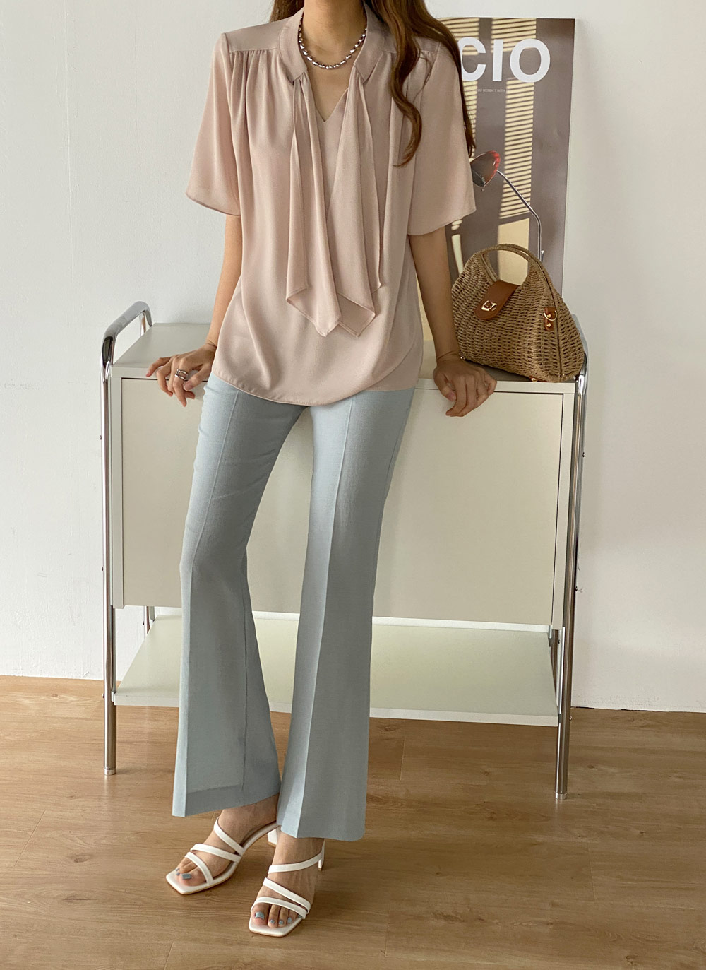 リボンフレアスリーブブラウス | 詳細画像8