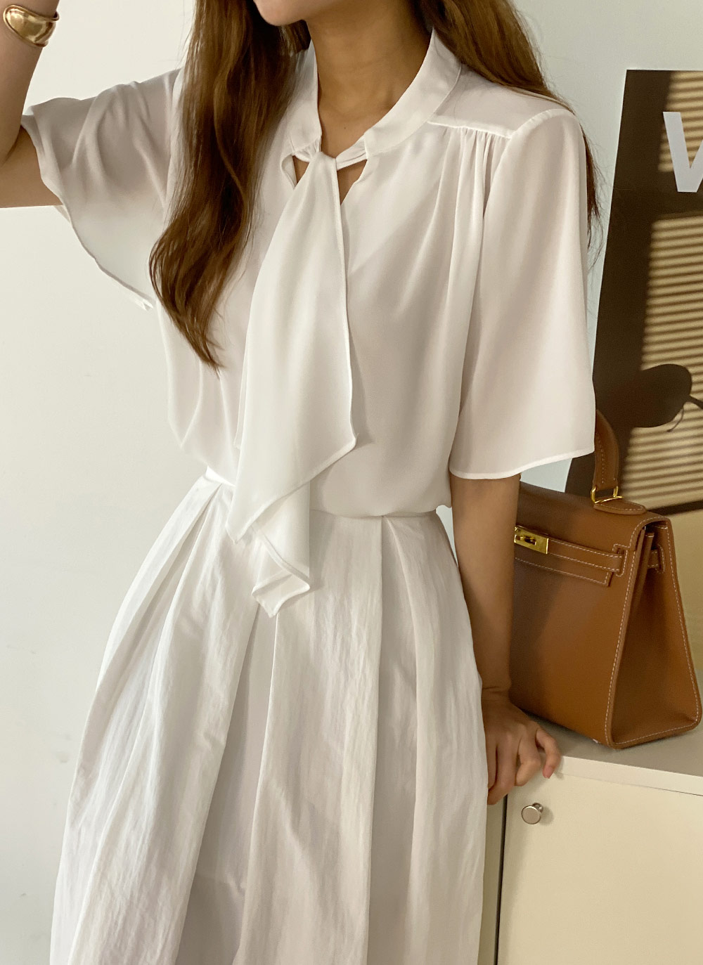 リボンフレアスリーブブラウス | 詳細画像11