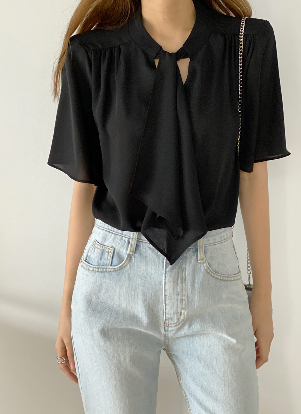 リボンフレアスリーブブラウス | 詳細画像15