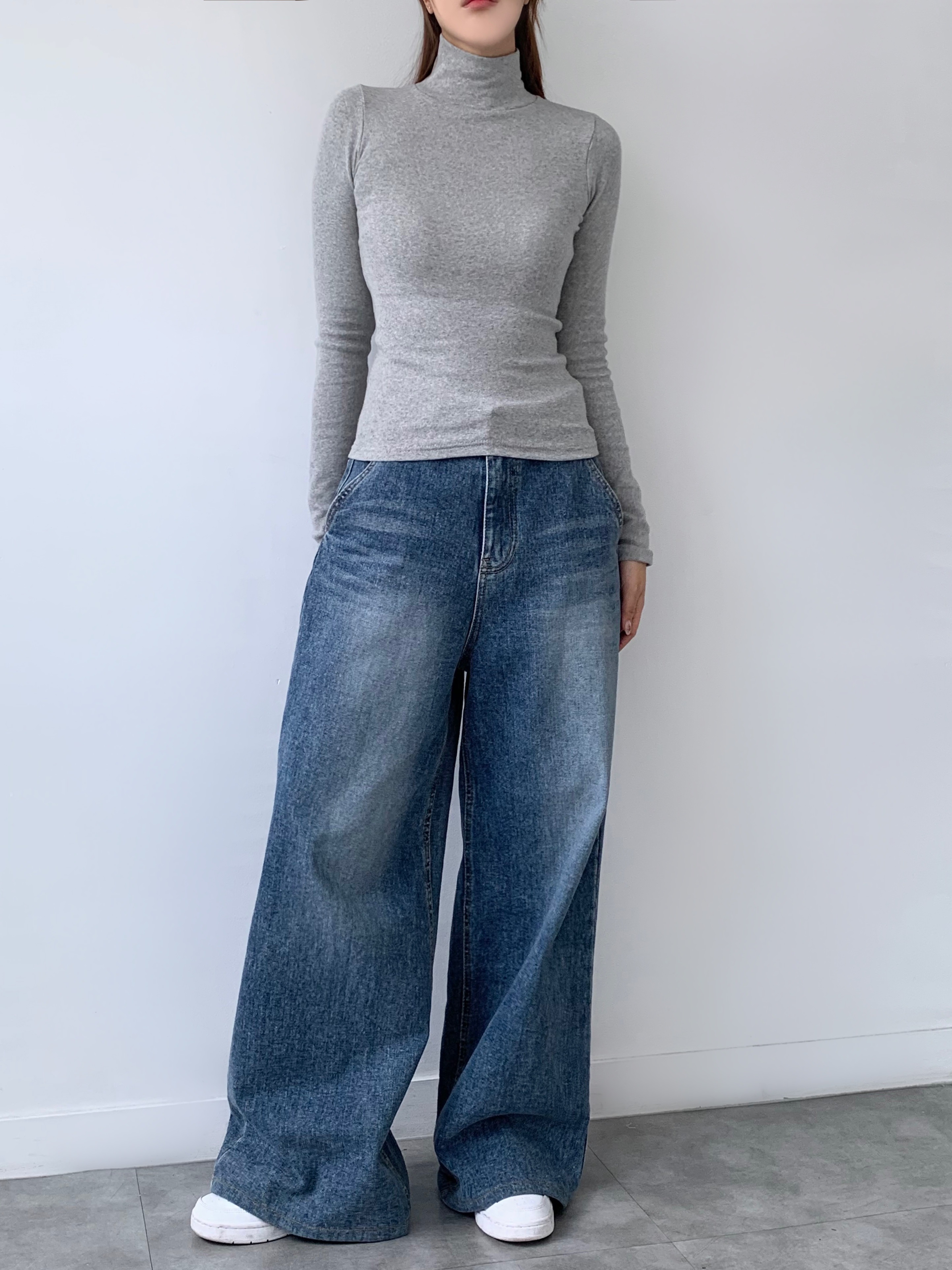 ハイネックスリムクロップドTシャツ | 詳細画像5