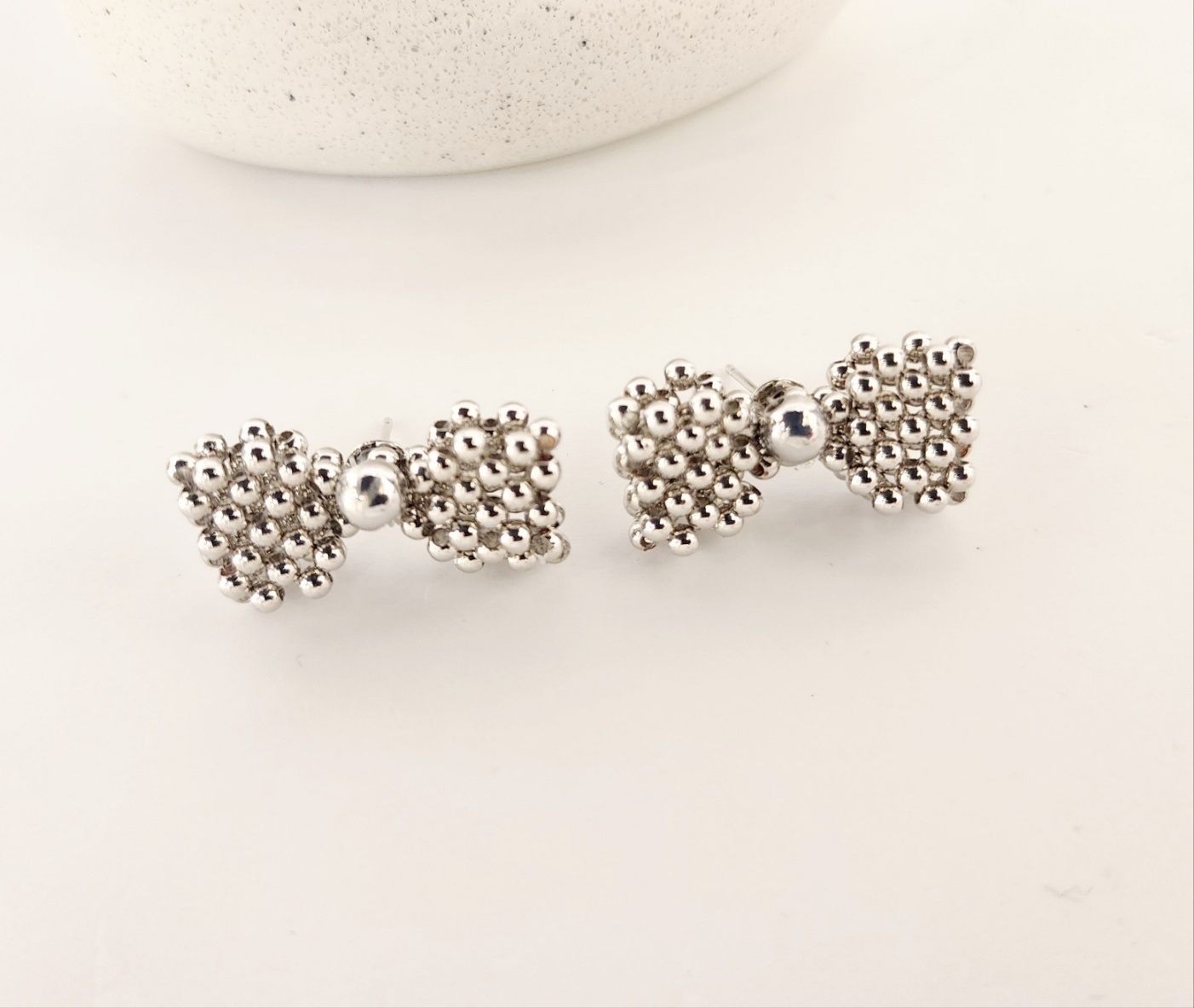 ボールリボンピアス | 詳細画像4
