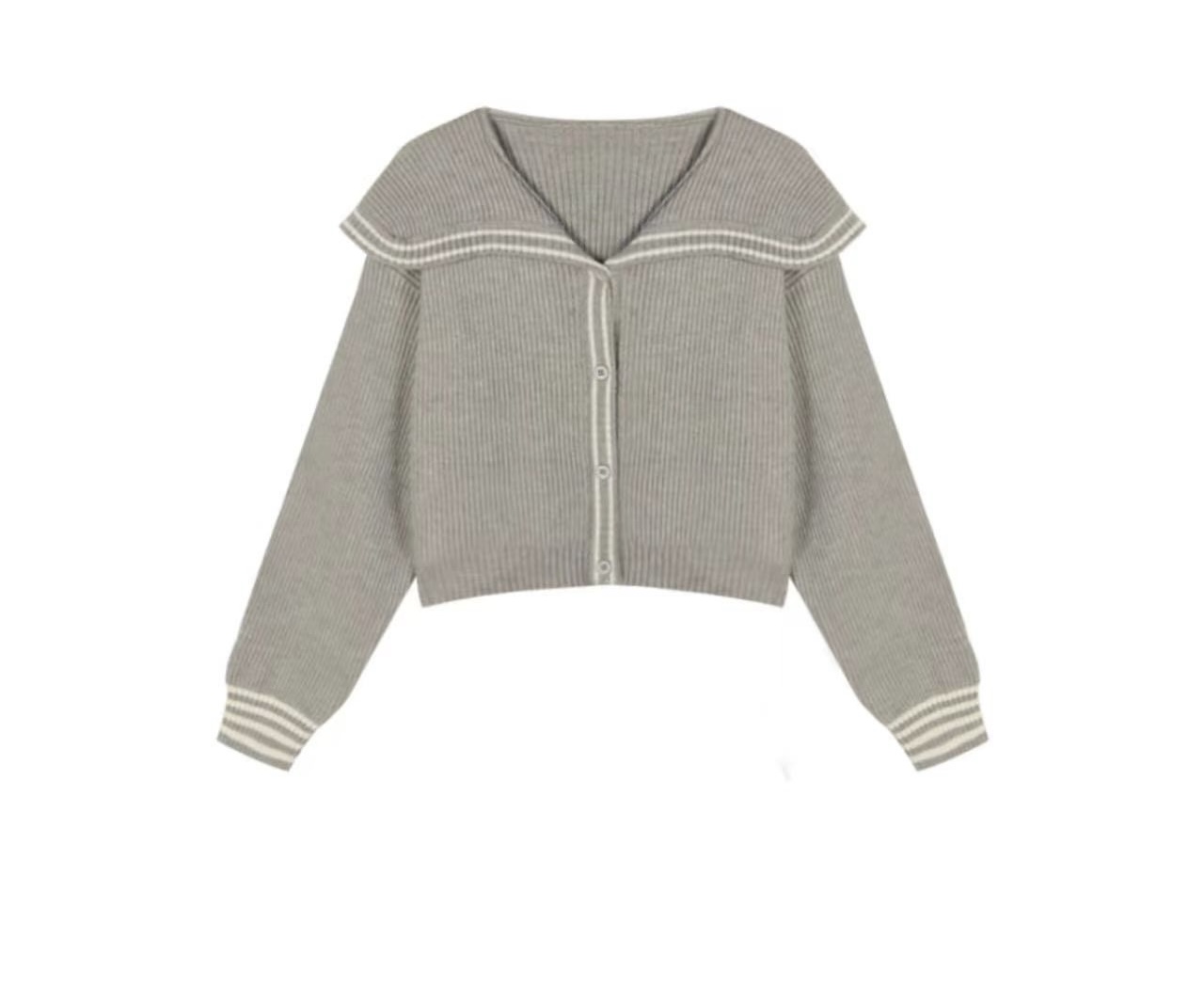 MELLOWロゴ配色ラインセーラーカラーカーディガン | 詳細画像18