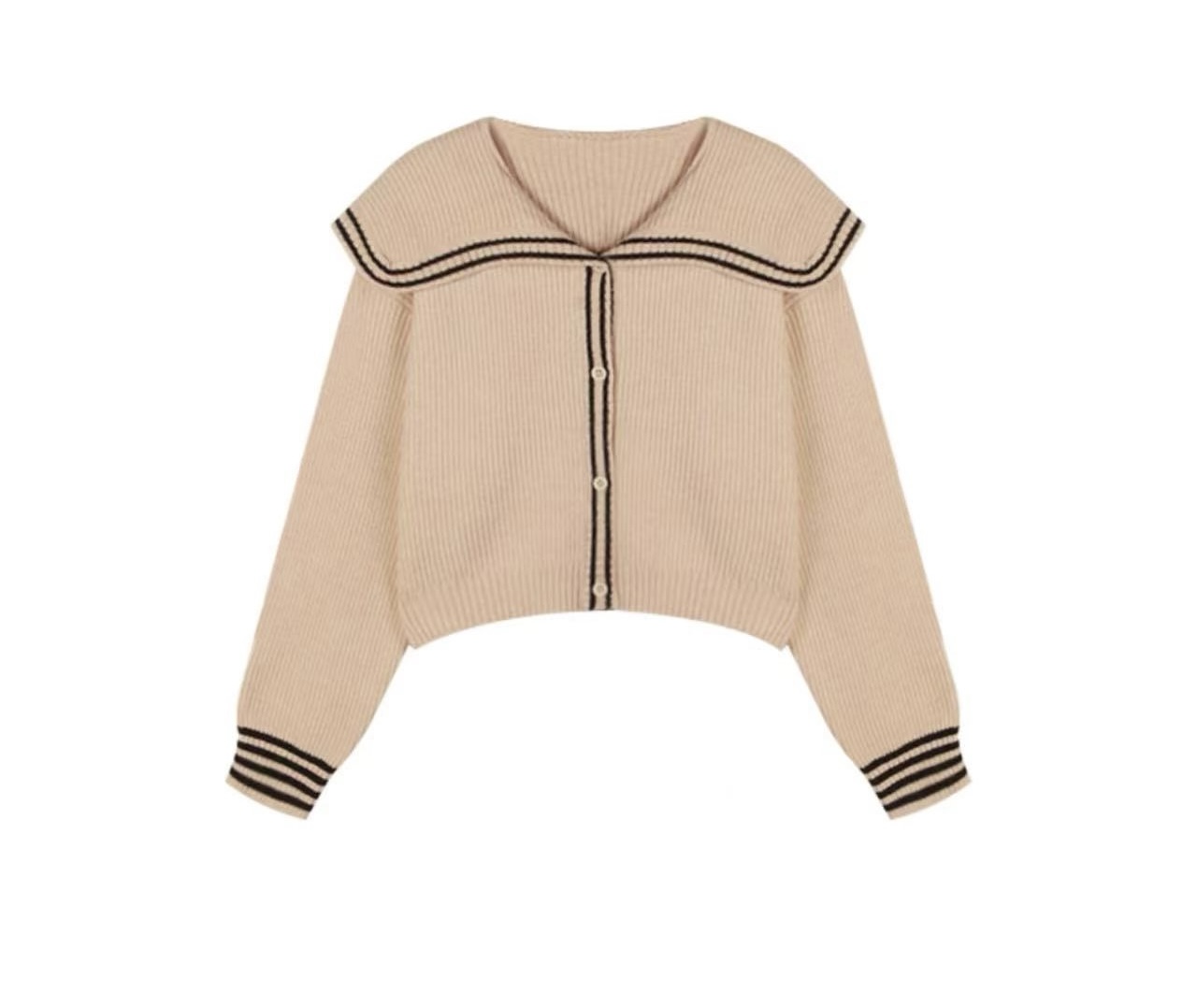 MELLOWロゴ配色ラインセーラーカラーカーディガン | 詳細画像19