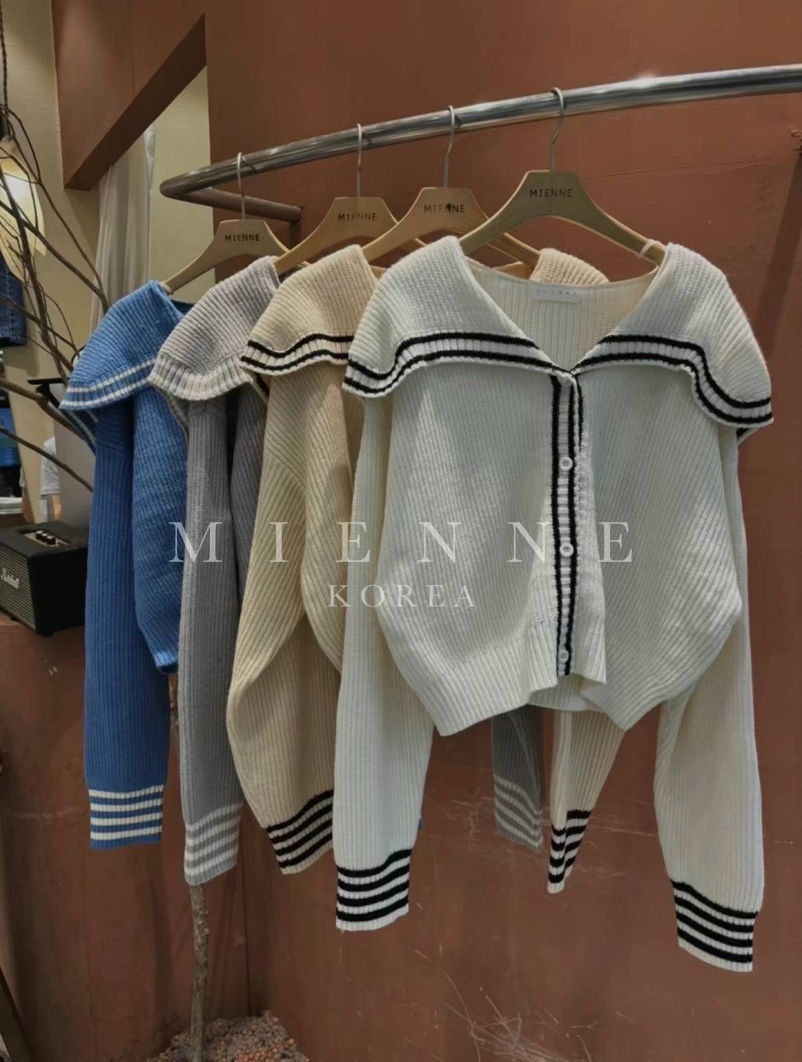 MELLOWロゴ配色ラインセーラーカラーカーディガン | 詳細画像14